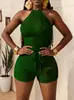 Sudeste Asiático 2026 Novo Conjunto de Roupa Quente Transfronteiriça para Meninas, Conjunto de Calça Feminino de Duas Peças Slim Fit, Novo Estilo de Verão Sexy