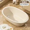 Bañera doméstica extra grande engrosada de plástico lavabo para niños bebé bebé bañera colcha lavapiés bañera
