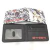Death Note Dibujo Animado Alrededor de Estudiantes Hombres y Mujeres PU Cartera de Cuero Plegable Cartera Corta Tarjetero Monedero