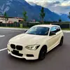 Adecuado para Serie 1 F20 F21 de BMW Principios de 2011-2014 Malla de Rejilla de Tira Vertical de Línea Única Doble Línea Modificación Transfronteriza