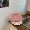 Bolso de Hombro Cruzado Versátil Elegante de Moda Texturizado Simple Floral Perla Nuevo de Verano 2026 con Cierre