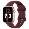 Adequado para Apple Strap Apple Watch10ª Geração Pulseira de Silicone de Cor Sólida Fivela Borboleta Monocromática Silicone
