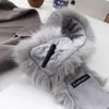 Bufanda de Felpa Clip-On Nueva Invierno 2025 para Mujer, Piel Sintética Engrosada, Piel de Conejo Calentador de Cuello Versátil