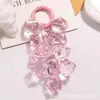 Novas Contas de Canto Transparentes Coloridas Pingente de Chaveiro de Carro Cacho de Uva Estilo Fresco Decoração para Bolsa de Casal Capa de Fone de Ouvido