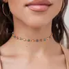 Europa y Estados Unidos tobillera transfronteriza nuevo ojo de diablo creativa retro Bohemia tobillera de ojo de color al por mayor