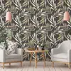 Pegatina de Pared Floral Romántica Autoadhesiva Papel Tapiz Resistente a la Humedad y al Moho Ecológico Lujo Ligero Decorativa para Pared de Dormitorio Armario Renovación