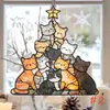 Adorno Atrapasol para Árbol de Navidad de Gato Nuevo Producto Transfronterizo Decoración de Árbol de Navidad de Gato