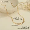 Collares y Conjuntos de Pulseras de Acero Inoxidable Transfronterizos, Varios Estilos de Corazón, Forma de Y, Borla, Cadena Larga para Clavícula con Diamantes Completos, Venta al por Mayor