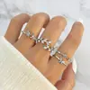 Joyería popular transfronteriza europea y americana, anillo de oro nuevo, diseño minimalista de nicho, sensación de alta gama, anillo de lujo ligero, joyería para mano de mujer, plata