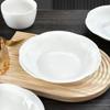 Prato Cerâmico Criativo de Renda Estilo Nórdico Prato Doméstico Prato de Sopa Louça de Mesa de Restaurante Prato de Frutas Estilo Japonês Prato Branco Puro