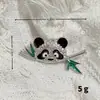 Vintage Guofeng Panda Bamboo Broche Raffine Terno Feminino Suéter Nicho de Alta Qualidade Pin Roupas Corsage Acessórios