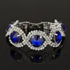 Venda Direta de Fábrica de Pulseiras de Strass Europeias e Americanas, Pulseiras Femininas, Joias para Noivas, Casamentos, Banquetes, Comércio Eletrônico Transfronteiriço