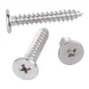 Tornillos Autorroscantes Cabeza Cruzada Fina de Acero Inoxidable 304 M2-M6 Cabeza Plana Cruzada Tornillos Autorroscantes Cabeza Plana Grande