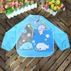 Comercio exterior abrigo infantil anti-vestir completamente impermeable bebé bebé EVA desechable ropa de arroz delantal babero ropa para pintar