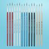 Weizhuang nylon lã gancho linha Caneta Digital Óleo escova de vinil boneca de gesso pintura cerâmica escova escova escova atacado