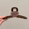 Pinza para el pelo grande y moderna para mujer, elegante y sofisticada, pinza para el pelo exquisita, pinza de tiburón simple para primavera-verano