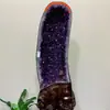 Geoda de Amatista Natural Uruguaya al por mayor Tesoro Brasileño Bolso de Dinero Decoración de Fortuna para el Hogar y la Oficina Adorno