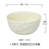 Tigela Grande de Cerâmica para Sopa de 7,8 Polegadas com Cor sob Esmalte Estilo Creme Estilo Nórdico Tigela Salah Tigela Grande para Macarrão Doméstica com Micro-imperfeição