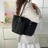 Bolsa Tote de Ombro Único Grande Capacidade Versátil Moda Estampada de Leopardo Simples e Estilosa Nova Primavera 2026