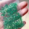 Pendientes de Aro Ovalados para Manualidades con Incrustaciones de Ágata, Base Plana, Anillo Natural Verde Sin Agujero, Colgante Jinhua