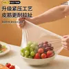 500 peças de tampas de comida descartáveis de grau alimentício, filme plástico doméstico, tampas de poeira espessadas e ampliadas para tigelas e pratos