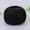 Cuerda de cáñamo colorida de 2 mm para manualidades, cuerda de cáñamo vintage tejida a mano, para estructura de escalada de perros y gatos, decoración de pared decorativa, cuerda de amarre, venta al por mayor