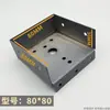 Base de Coluna de Solário Suporte de Ângulo Fábrica Suporte de Ângulo de Pé de Coluna de Tubo Quadrado Fixador de Base Universal de Liga de Alumínio para Tubo Quadrado