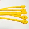 Llavero con Hebilla de Silicona Cadena para Teléfono Móvil Anillo de Cadena Correa de Sujeción Almacenamiento Accesorios DIY Correa para Gestión de Cables Pulsera de Haz de Cables de Datos