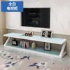 Gabinete de TV para Sala de Estar Vidro Temperado Gabinete de Sala de Estar Mesa de Centro Simples Moderna Combinação de Gabinete de TV Mesa de Centro Pintura de Ferro