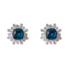Pendientes de Girasol de Moda de Lujo Ligero Estilo Francés, Diseño Exquisito y Único, Pendientes Versátiles y Super Brillantes