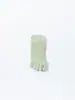 Calcetines Deportivos de Malla para Mujer, Verano, Algodón Delgado, Antibacterianos, Sin Costuras, Resistentes al Olor, Absorbentes de Sudor, de Cinco Dedos