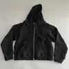 Moletom com capuz de fleece dupla face feminino, corte solto, com zíper, novo estilo outono/inverno, top casual e quente