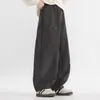 Calça infantil 2026 primavera e outono novo estilo infantil solta casual moda para atividades ao ar livre calça de perna curva para início do outono