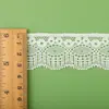 Renda Ondulada Branca de Lado Único de 3cm Renda Elástica Renda para Saia de Vestido de Casamento Acessórios de Renda para Roupas