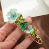 Broche de Alta Qualidade Estilo Europeu e Americano para Mulheres, Fixado nas Roupas, Broche de Cardigã, Flor Tulipa, Acessório Elegante e Versátil