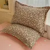 Fundas de almohada de algodón puro, un par, 48X74 Funda de almohada individual, 100% algodón, Adecuadas para todas las estaciones, Funda interior para cojín del hogar, Pieza individual 2