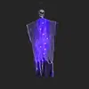 Amazon Temu Transfronterizo Halloween Calavera Luminosa Fantasma Colgante de Gasa 90*50cm Diseño de Escena de Terror y Suspense