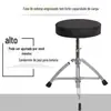 Banco para bateria banco para bateria de jazz bateria eletrônica banco de bateria altura ajustável superfície de imitação de couro para artesanato