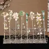 Grampo de Cabelo de Madeira de Alta Qualidade com Franjas e Design Floral, Acessório de Cabelo Estilo Chinês Tradicional para Mulheres, Novo Modelo 2026, Novo Grampo de Cabelo Estilo Chinês