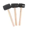 Venta Directa Martillo de Goma con Mango de Madera Herramienta para Tallar Linternas de Calabaza de Halloween Martillo Pequeño de Goma Hecho a Mano para Niños Venta al por Mayor