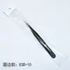 Pinça para Cílios Postiços Manual DIY Clip de Ponta Fina Manual de Manicure para Cílios Pinça para Cílios Postiços Antiestática ESD-15