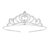 Niños y Niñas Princesa Corona Simple Linda Diadema Bebé Festival Actuación Accesorios para el Cabello Corona de Cumpleaños Corona para Pastel