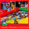 Banca quadrada equipamento de diversão infantil ao ar livre elétrico controle remoto escavadeira brinquedo playground jogo net vermelho Novo