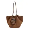 Comércio Exterior Nova Bolsa Retrô de Um Ombro Textura Fosca Casual Bolsa de Mão Simples Casual Suede Pelúcia Bolsa Saco Feminina