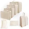 Bolsa de almacenamiento de viaje, juego de seis piezas, juego de siete piezas, juego de ocho piezas, bolsa de lavado plegable, bolsa de almacenamiento de ropa, paquete de bolsa de viaje