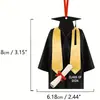 Colgante Ceremonia de Graduación 2024 Adorno de Toga de Graduación Regalos