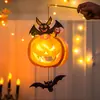 Decoração de Halloween Infantil Feita à Mão Saco de Materiais DIY Atividade Temática para Festa de Jardim de Infância Barra Adereços Lanterna de Abóbora