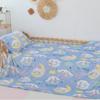 Manta de Coralina de Dibujos Animados, Manta Cálida, Manta para Siesta en la Oficina, Manta para Aire Acondicionado, Manta Gruesa Individual para Estudiante, Sábana