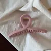 Pinza de pelo estilo coreano media coleta, pinza vintage para la parte trasera de la cabeza, pinza de tiburón para recogido, pasador con un tacto de alta gama y exquisito, accesorio para el cabello