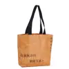 Sacolas de Papel Tyvek Personalizadas Simples Impermeáveis Duráveis Sacolas Tote Sacolas de Embalagem para Shopping Center Impressão Personalizada Sacolas de Papel para Armazenamento